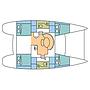 Book yachts online - catamaran - Lagoon 380 - Eschyle - rent