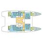 Book yachts online - catamaran - Lagoon 52F - Korana - rent