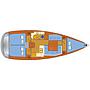 Book yachts online - sailboat - Sun Odyssey 389 - Ace of Spades - rent