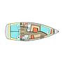 Book yachts online - sailboat - Elan 384 Impression - Ema - rent