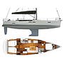 Book yachts online - sailboat - Sun Odyssey 449 - ELISSA - rent