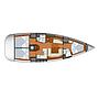 Book yachts online - sailboat - Sun Odyssey 42 i - Black Pearl - rent