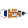 Book yachts online - sailboat - Cyclades 43.4 - Galata - rent