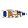 Book yachts online - sailboat - Sun Odyssey 43 - Afrodite - rent