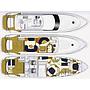 Book yachts online - motorboat - Princess 65 Fly - Lolly - rent