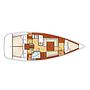 Book yachts online - sailboat - Oceanis 37 - Tristaina - rent