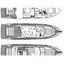 Book yachts online - motorboat - Sunseeker Manhattan 52 - NIMADO - rent