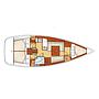 Book yachts online - sailboat - Oceanis 37 - Genie - Refit 2021 - rent