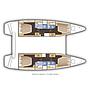 Book yachts online - catamaran - Lagoon 42 - NERA (AC in salon + generator) - rent