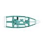 Book yachts online - sailboat - Sun Odyssey 469 - Thoe - rent