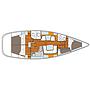 Book yachts online - sailboat - Sun Odyssey 43 - EVANGELOS - rent