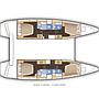 Book yachts online - catamaran - Lagoon 42 - POSEIDON new 2021+AC+G - rent
