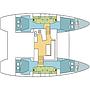 Book yachts online - catamaran - Lagoon 450 - Margeo XII  (A/C - Generator Water Maker) - rent