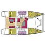 Book yachts online - catamaran - Helia 44 - Pixie Dixie (A/C, Generator) - rent