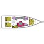 Book yachts online - sailboat - Oceanis 46.1 (5 cab) - Becrux - rent