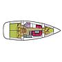 Book yachts online - sailboat - Sun Odyssey 36i - Lyra - rent