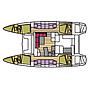 Book yachts online - catamaran - Lagoon 42 - Amlad - rent