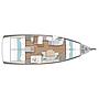 Book yachts online - sailboat - Sun Odyssey 440 - 4 Cabins - Happy Day - rent