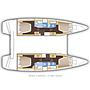Book yachts online - catamaran - Lagoon 42 - Mares - rent