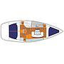 Book yachts online - sailboat - Sunsail 38 - Sunsail 38 (2017) - rent