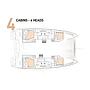 Book yachts online - catamaran - Excess 12 - Brigante - rent