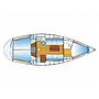 Book yachts online - sailboat - Bavaria 34 - Sunrise II (Chartplotter in cockpit) - rent