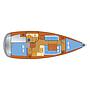 Book yachts online - sailboat - Sun Odyssey 389 - 2 cab - Tara - rent