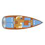 Book yachts online - sailboat - Sun Odyssey 389 - Sissi - rent