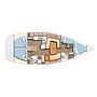 Book yachts online - sailboat - Elan 434 Impression - Calufra I - rent