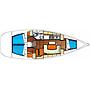 Book yachts online - sailboat - Oceanis 393 Clipper - Aeolian Too (Solar, heating, Plotter) - rent