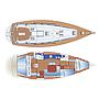 Book yachts online - sailboat - Bavaria 44 - Danai (with Bowthruster ,Solar Panels, New Sails) - rent