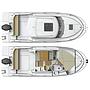Book yachts online - motorboat - Antares 8 OB - Tiha Patnja - rent