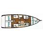 Book yachts online - sailboat - Sun Odyssey 490 - LADY FLORA 2 - rent