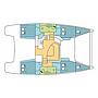 Book yachts online - catamaran - Lipari 41 - Mariona - rent