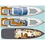 Book yachts online - motorboat - Azimut 55 - Atlantis - rent