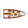Book yachts online - sailboat - Oceanis 41.1 - KOS 41.4 - rent