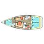 Book yachts online - sailboat - Elan 384 Impression - NAIADA  - rent