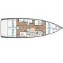 Book yachts online - sailboat - Sun Odyssey 490 - Anna smile - rent