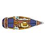 Book yachts online - sailboat - Sun Odyssey 45 - Adriana - rent
