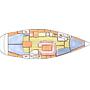 Book yachts online - sailboat - Sun Odyssey 42.2 - Frixos - rent