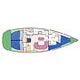 Book yachts online - sailboat - Oceanis 411-4 - Latitud 2 - rent