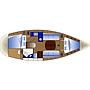 Book yachts online - sailboat - Bavaria Cruiser 32 - DANIELLE - rent